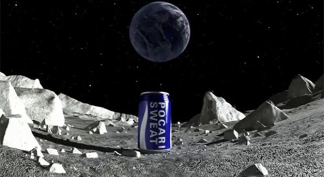 Une canette de boisson énergisante envoyée sur la Lune en 2015