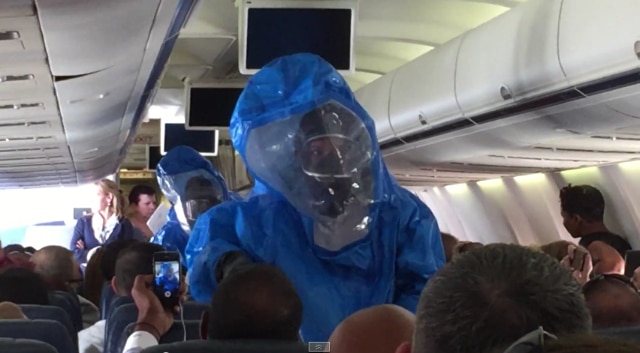 Il crie pour blaguer dans un avion « je suis atteint d’Ebola » et se fait renvoyer illico du pays