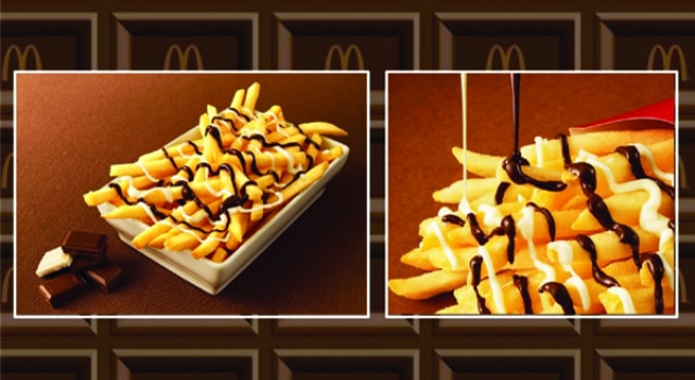 McDonald’s commercialise des frites nappées de chocolat au Japon