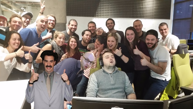 endormi deuxième jour de stage détournement Borat