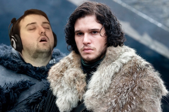 endormi deuxième jour de stage détournement sam jon snow