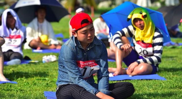 Un concours d’inactivité organisé en Corée du Sud